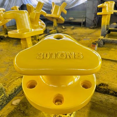 30T T Head Cast Steel ZG230-450 Yacht Bollard Mooring Bitts Polished Dock mooring