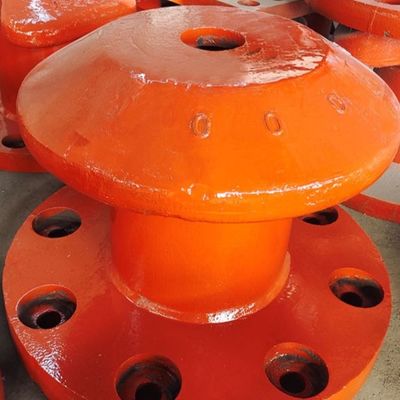 1000KN Cast Iron HT200 Boat Bollards Single Bitt Bollard Galvanized Dock Mooring