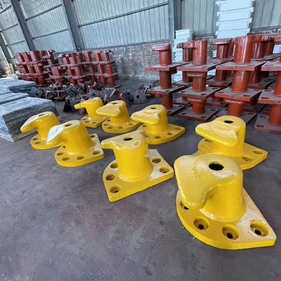 100T T Head Cast Iron HT200 Mooring Bollards Pier Bollards Polished large vessel