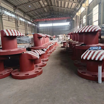 1500KN T Type Cast Iron Mooring Bollard Boat Bollard Galvanized large vessel