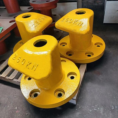 250KN T Type Cast Iron HT200 Yacht Bollard Dolphin Polished Marine Boat Ship Shore