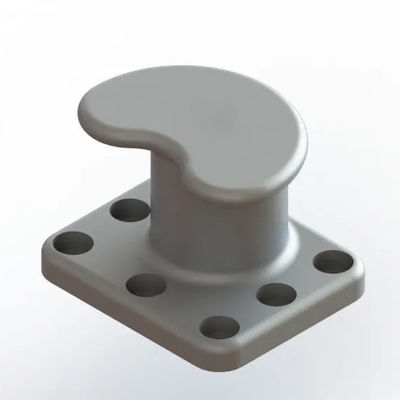 80T Kidney Type Cast Steel Dock Bollards Mooring Bitts Galvanized Ship docking