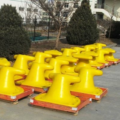 100T T Head Cast Iron Ship's Bollard Boat Bollard Galvanized Mooring Protection