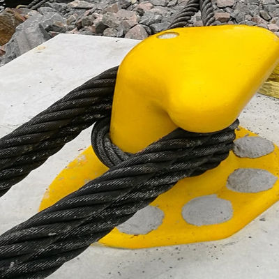 30T Tee Type Cast Iron Dock Bollards Cross Bitt Bollard Polished Ship docking