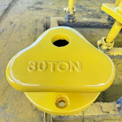 30T Tee Type Cast Iron HT200 Boat Bollard Boat Deck Bollards Polished large vessel