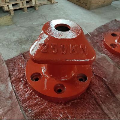 Tee Type 250KN Cast Iron HT200 Boat Mooring Bollard Galvanized Maritime Bollard