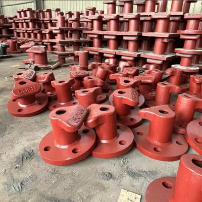 50KN T Head Cast Iron Stainless Steel Boat Bollards Port Bollard Galvanized For Boats