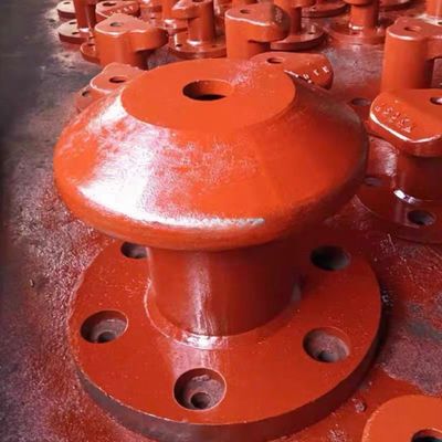 Cast Steel 550KN Pillar Dock Bollards Cross Bitt Bollard Galvanized Ship Docking
