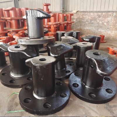 350KN T Type Cast Iron HT200 Port Bollard Dock Bollards Galvanized Marine Boat Ship Shore