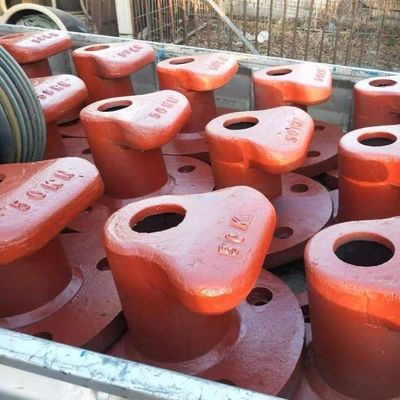 50KN Tee Type Cast Iron Stainless Steel Boat Bollards Port Bollard Polished For Marine Outfitting