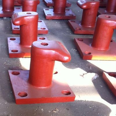 350KN T Type Cast Iron HT200 Port Bollard Dock Bollards Galvanized Marine Boat Ship Shore
