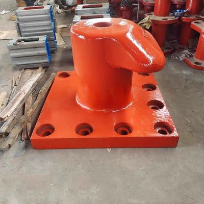 550KN T Type Cast Iron HT200 Bollards in Ship Pier Bollards Galvanized large vessel