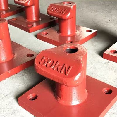50KN Boat Deck Bollards Yacht Bollard Galvanized Mooring Protection