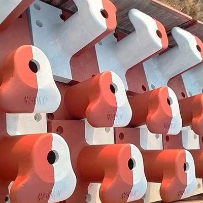 450KN T Head Cast Steel ZG230-450 Dock Bollards Yacht Bollard Polished Ship docking