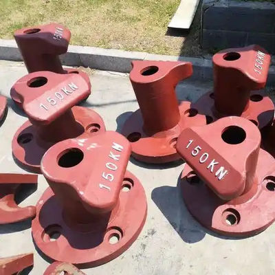 150KN Stainless Steel Mooring Bollards T Head Pier Bollards Galvanized Mooring Protection