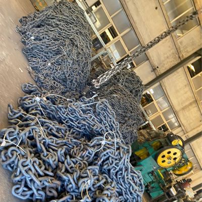 32mm High - Strength Alloy Steel Galvanized Stud Link Anchor Chain Yacht Anchor Chain