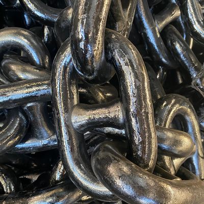 107mm Spray Paint Stud Link Anchor Chains Ship Mooring Anchor Chain