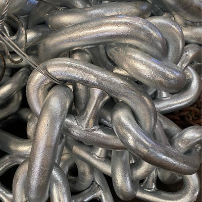 70mm Grade 3 High Strength Alloy Steel Spray Paint Stud Link Anchor Chain