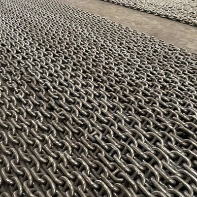 60mm Grade3  High - Strength Alloy Steel Spray Paint  Stud Link Anchor Chain