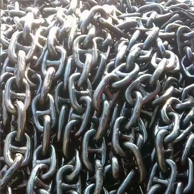 52mm High - Strength Alloy Steel Spray Paint Stud Link Anchor Chain Vessel Positioning