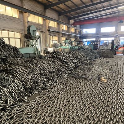 30mm Anchor Chains Grade 3 Spray Paint High Strength Alloy Steel Stud Link