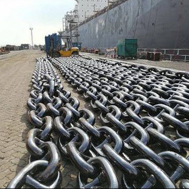 40mm U3 High - Strength Alloy Steel Spray Paint Stud Link Anchor Chain  Ship Stabilization