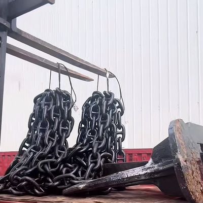 66mm Grade 3 High Strength Alloy Steel Boat Anchor Chain U1 U2 U3