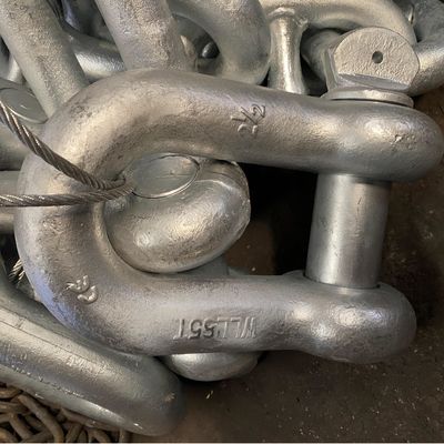 40mm U3 High - Strength Alloy Steel Spray Paint Stud Link Anchor Chain  Ship Stabilization