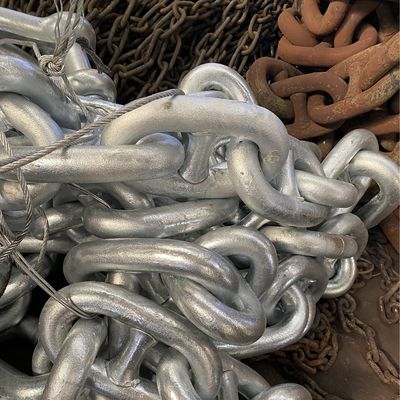 48mm High - Strength Alloy Steel Spray Paint Boat Anchor Chain Berthing Assistance