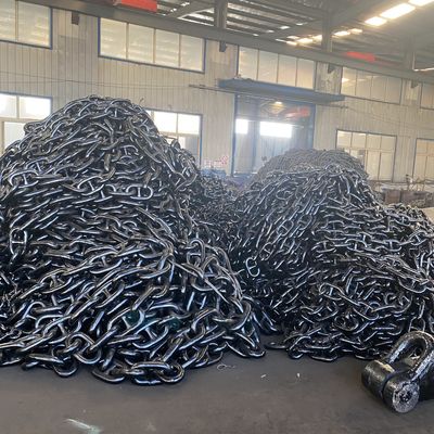 44mm Grade3 High - Strength Alloy Steel Spray Paint Stud Link Anchor Chain Boat Anchor Chain
