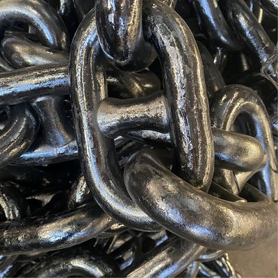 56mm High - Strength Alloy Steel Spray Paint Boat Anchor Chain Ship Stabilization