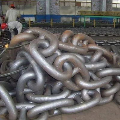 137mm U3 Spray Paint High Strength Alloy Steel Stud Link Ship Anchor Chain