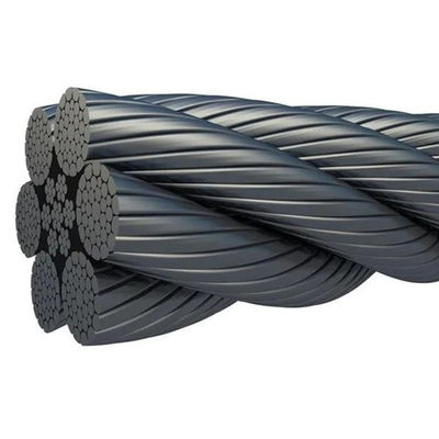 11mm 6*19  Alloy steel wire Twisting process steel core Wire rope for  marine cranes