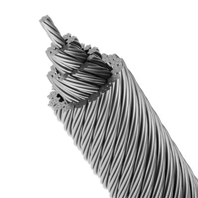 9mm High Carbon Steel Wire Steel Core Galvanized Steel Rope For Marine Cranes
