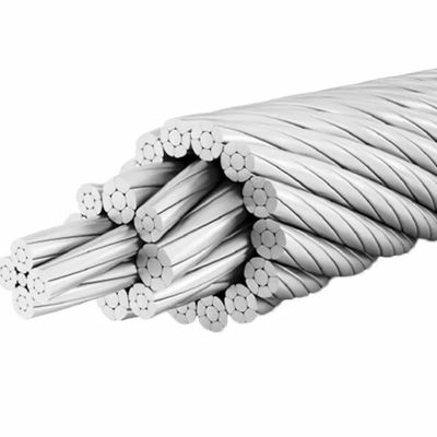 High Carbon Marine Wire Rope Sling 22mm Galvanizing Steel Core For Marine Cranes