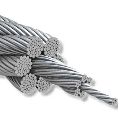 16mm steel core Galvanizing High-carbon Triple-strand twisted steel wire rope Marine wire rope