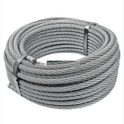 26mm Galvanizing steel core High-carbon steel wire Wire rope for  marine cranes