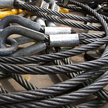 10mm fiber core Galvanizing Triple-strand twisted steel wire rope  Marine wire rope