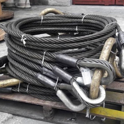 22mm steel core Galvanized steel wire  Wire rope for marine  deck cranes