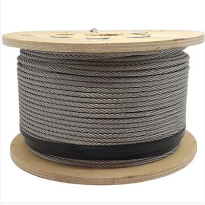 9mm Fiber Core High Carbon Galvanized Steel Rope For Marine Cranes