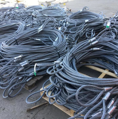 13mm Steel Core High Carbon Triple Strand Twisted Steel Wire Rope Marine