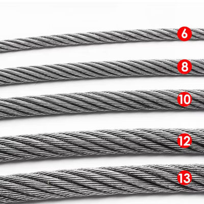 12mm Marine Wire Rope Galvanizing High Carbon Triple Strand Twisted Steel Wire Rope