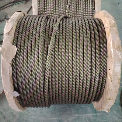 24mm High-carbon steel wire steel core Galvanizing treatment Wire rope for marine deck cranes