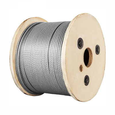 9mm High Carbon Steel Wire Steel Core Galvanized Steel Rope For Marine Cranes