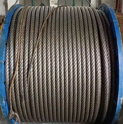10mm 6*19 steel core Alloy Triple-strand twisted steel wire rope Marine mooring wire rope