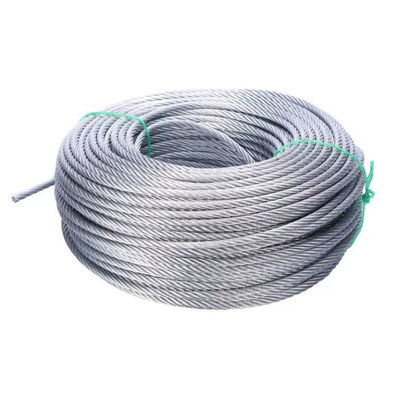 High Carbon Wire Rope Sling 8mm Galvanizing Treatment Steel Core For Marine Deck Cranes