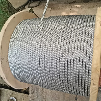 18mm 6*19 steel core Galvanizing Alloy steel wire Wire rope for marine deck cranes