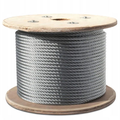 16mm steel core Galvanizing High-carbon Triple-strand twisted steel wire rope Marine wire rope