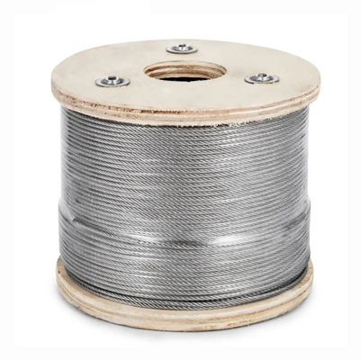 8mm Galvanizing Steel Core High Carbon Double Strand Twisted Marine Mooring Wire Rope