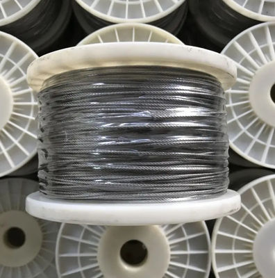 6mm Steel Core Galvanizing Double Strand Twisted Wire Rope For Marine Cranes
